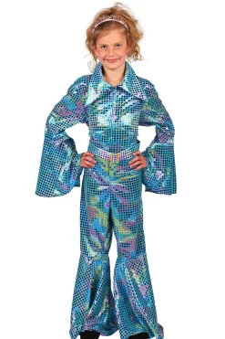 Disco Glamour Catsuit voor kinderen