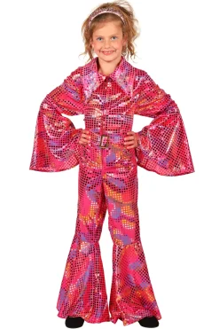 Disco Glamour Catsuit voor kinderen