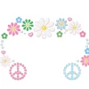 Face jewels Hippie Peace