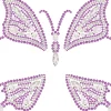 Facejewels Pink Butterfly