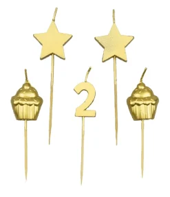 Feestkaarsen verschillende leeftijden