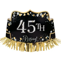 Feestkroon personaliseerbaar Sparkling Celebration goud/zilver