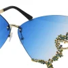 Festivalbril Butterfly