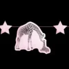 Figurenslinger baby safari pink 250cm