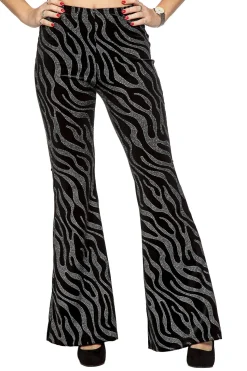 Flare Broek Velvet Waves