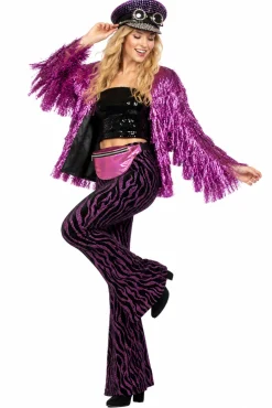 Flare Broek Velvet Waves
