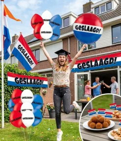 Folie Ballon Geslaagd rwb XXL