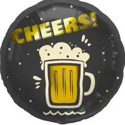 Folieballon Cheers Bier 45cm