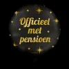 Folieballon classy Pensioen