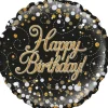 Folieballon Holografisch Sparkling Happy Birthday