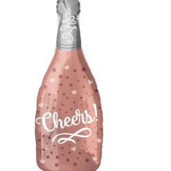 Folieballon Junior Shape Cheers Rosé