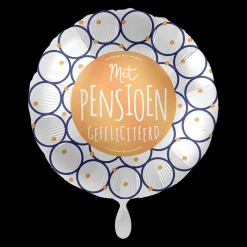 Folieballon Met Pensioen Gefeliciteerd!