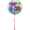 Folieballon Rainbow Dots Happy Bday