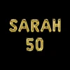 Folieballon slinger Sarah 50 jaar