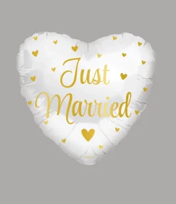 Folieballon standaard Just Married