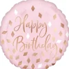 Folieballon Standard Blush Birthday