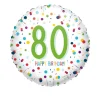 Folieballon Standard Confetti leeftijden