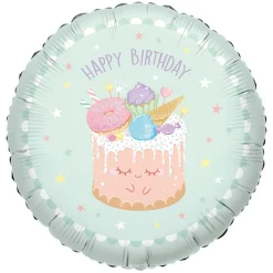 Folieballon Standard Crazy Cake HBD