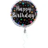 Folieballon Standard Polka Dot Bday