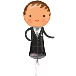 Folieballon SuperShape Handsome Groom