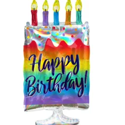 Folieballon SuperShape Holographic Cake
