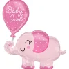 Folieballon SuperShape Olifant Baby Girl