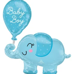 Folieballon SuperShape Olifant Baby Boy