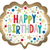 Folieballon SuperShape Satin Marquee Dots