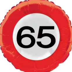 Folieballon verkeersbord leeftijden