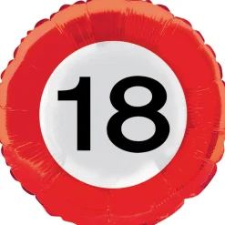 Folieballon verkeersbord leeftijden