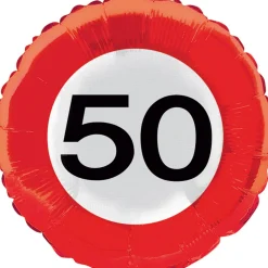 Folieballon verkeersbord leeftijden