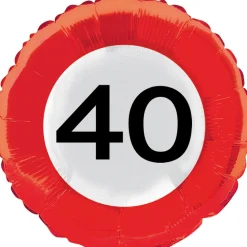 Folieballon verkeersbord leeftijden