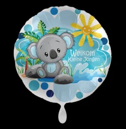 Folieballon welkom kleine jongen - meisje