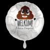 Folieballon Welkom! Kleine Poeperd