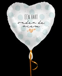 Folieballon Een Hart onder de riem