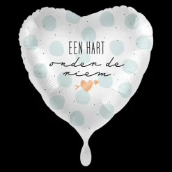 Folieballon Een Hart onder de riem