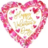 Folieballon Jumbo Heartful Valentine's Day
