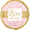 Folieballon Jumbo Sparkling Wedding