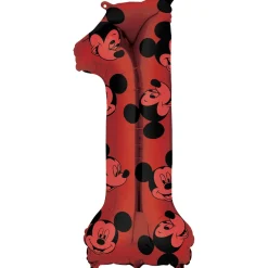 Folieballon Mid Size Number Mickey Mouse Forever 1