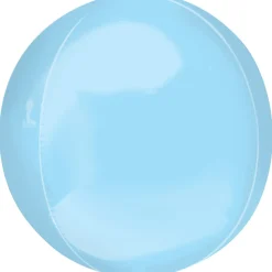 Folieballon Orbz Pastel Blue