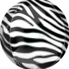 Folieballon Orbz Safari Zebra