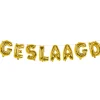 Folieballonslinger GESLAAGD goud