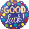Folieballon Standard Holographic Good Luck Dots