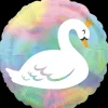 Folieballon Standard Iridescent Pastel Swan