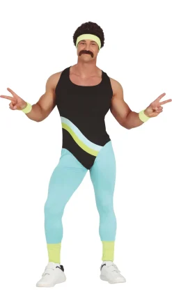 Fout aerobics pak heren