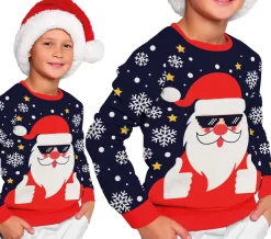 Foute Kersttrui Thumbs Up Kinderen