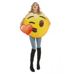 Funkostuum Emoticon Heart Kiss