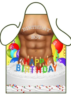Fun schort Happy Bithday boy
