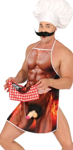 Fun schort Naughty Chef