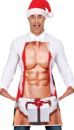 Fun schort Naughty Santa